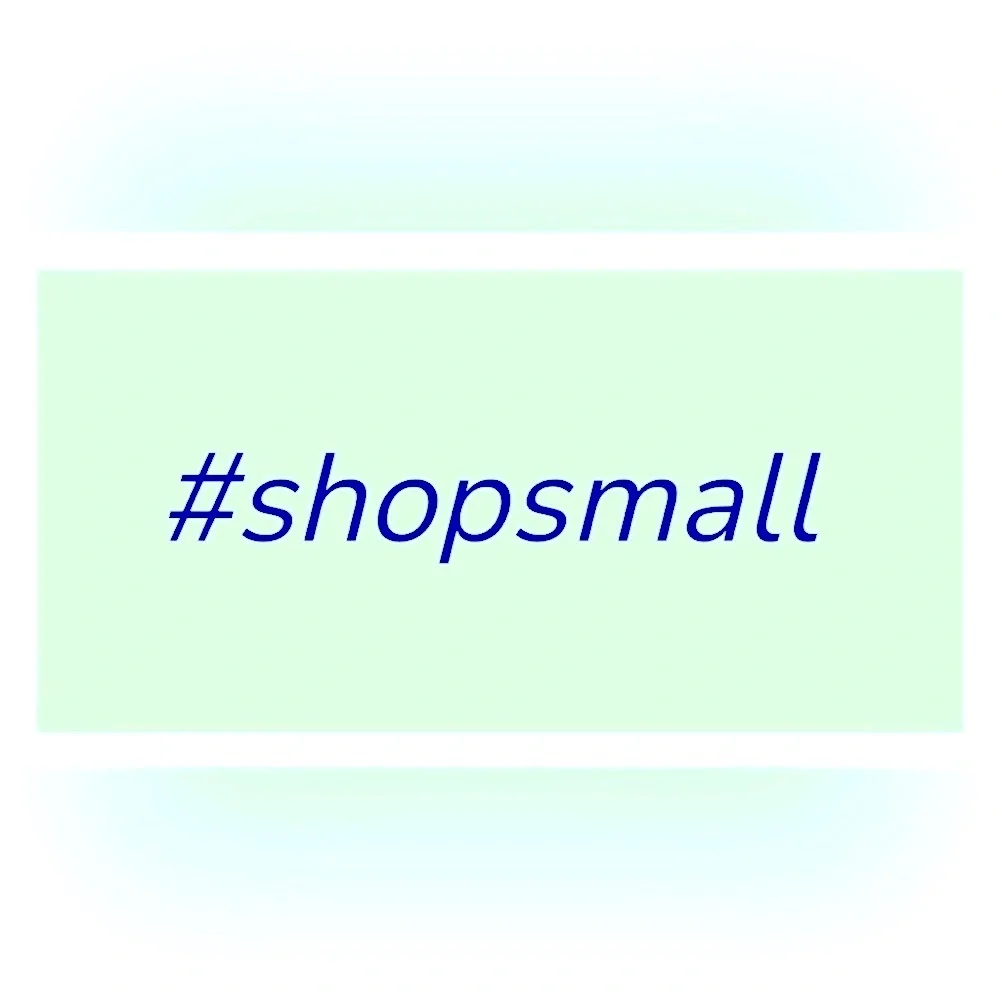 30 STICKERS - 2.25” x 1.25” - #SHOPSMALL